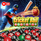 Cricket Ball Roulette em77 live casino